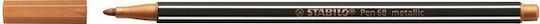 Stabilo Pen 68 Design Marker 1.4mm Metallic Bronze
