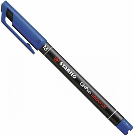Stabilo ΟΗPen Universal M Маркер за Прозрачни Филми 1мм Син