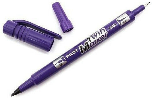 Pilot Twin Marker Marker de Proiectare 2mm Violet