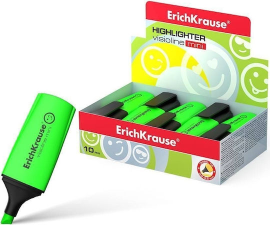 ErichKrause Visioline Mini Маркер за Подчертаване 5.2мм Зелен