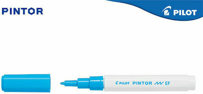 Pilot Pintor Extra Fine Design Marker 0.7mm Light Blue