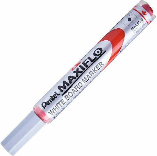 Pentel Maxiflo Μαρκαδόρος Πίνακα Κόκκινος 1.1mm