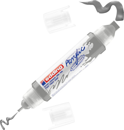 Edding 5400 Ακρυλικός Μαρκαδόρος Silver 10mm