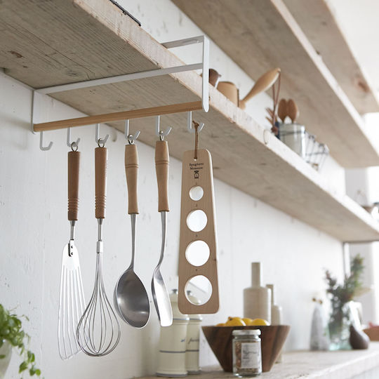 Yamazaki Kitchen Tool Holder Wall Metallic