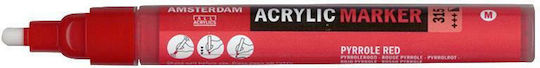 Royal Talens Amsterdam 315 Ανεξίτηλος Μαρκαδόρος Pyrrole Red 4mm
