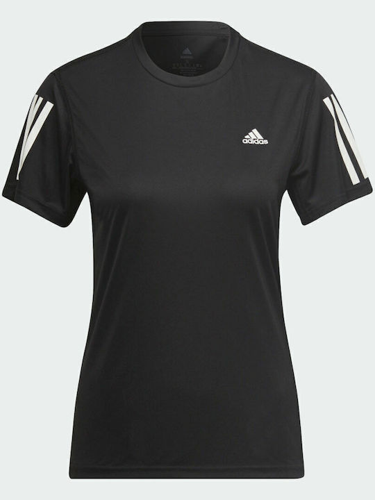 Own The Run Γυναικείο T-shirt Fast Drying Μαύρο