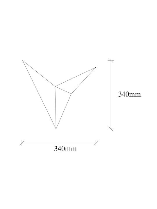 Opviq Modern Lumină de Perete cu Soclu G9 Alb 34x5x5cm