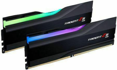 G.Skill Trident Z5 RGB 32GB DDR5 RAM με 2 Modules (2x16GB) και Ταχύτητα 6000 για Desktop