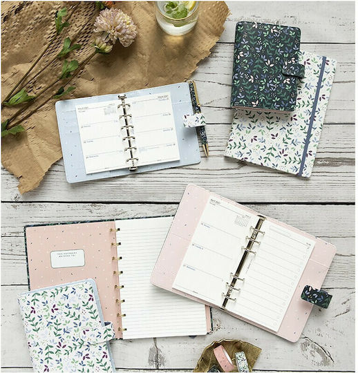 Filofax Σημειωματάριο A5 Ριγέ με Λάστιχο Πράσινο