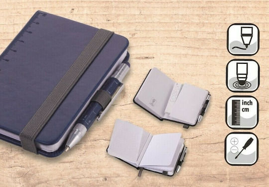 Troika Lilipad Plus Liliput Desk Set with Notebook and Pen NPP25 DB 2 Pieces