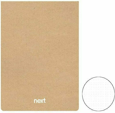 Next Eco Dots Flexi Notebook Block 80 Sheets B6 with Dots Beige