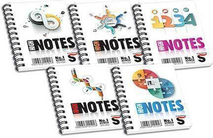 Skag High Notes No3 Notebook Spiral 60 Sheets A6 Ruled Multicolour (Μiscellaneous Designs)