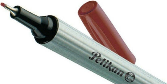 Pelikan Fineliner 96 Маркери за Рисуване 0.4мм Кафяв 10бр
