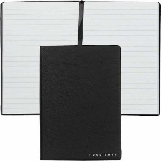 Boss Essential Storyline Carnet 80 Foi A6 Cu dungi Negru