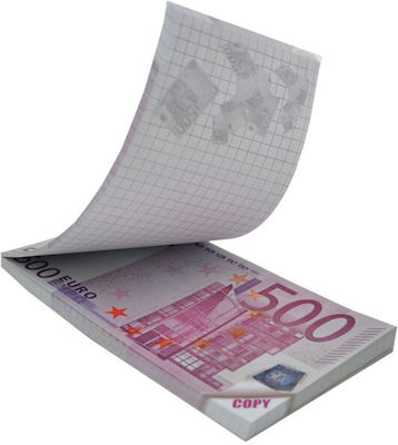 Uni Pap Money Notes 500€ Notizblock Quadratisch Rosa