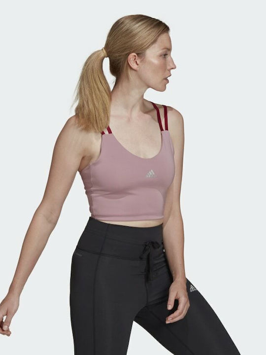 X Zoe Saldana Women's Sports Bra without Padding Purple