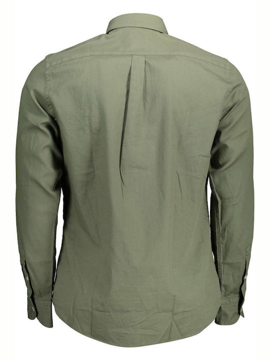 Harmont & Blaine Men's Shirt Long Sleeve Green