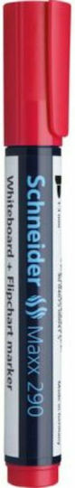 Schneider Maxx 290 Marker pentru Tablă 3mm Roșu