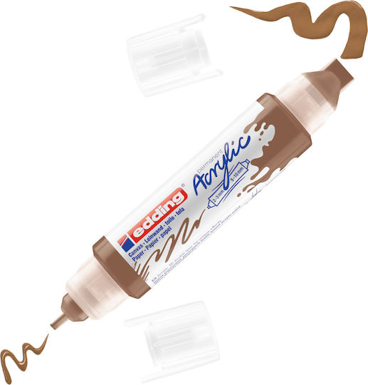 Edding 5400 Ακρυλικός Μαρκαδόρος Καφέ 10mm