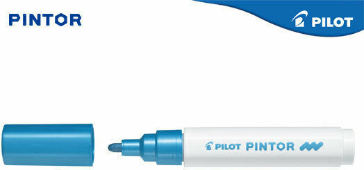 Pilot Pintor Medium Zeichenmarker 1.4mm Metallic Blue