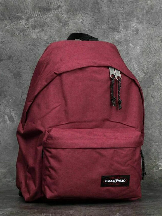 Eastpak Padded Pak'r School Backpack Junior High-High School Burgundy 24 Litre