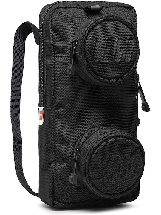 Brick 1x2 Men's Shoulder / Crossbody Bag Black