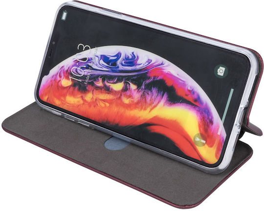 Книга Изкуствена кожа Бордо (Galaxy A32 5G)