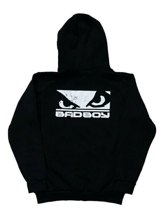 Bad Boy Core V2 Men's Sweatshirt Jacket with Hood and Pockets Black