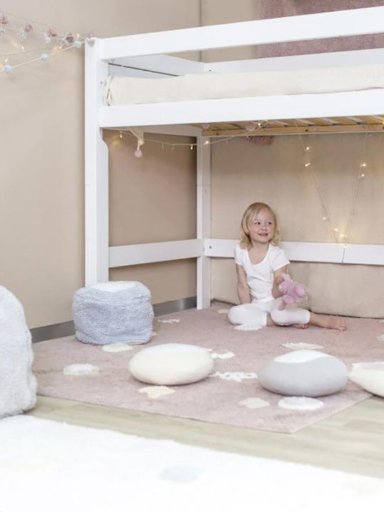 Lorena Canals Rotund Pernă decorativă pentru copii Bonbon Vanilie albă D30buc
