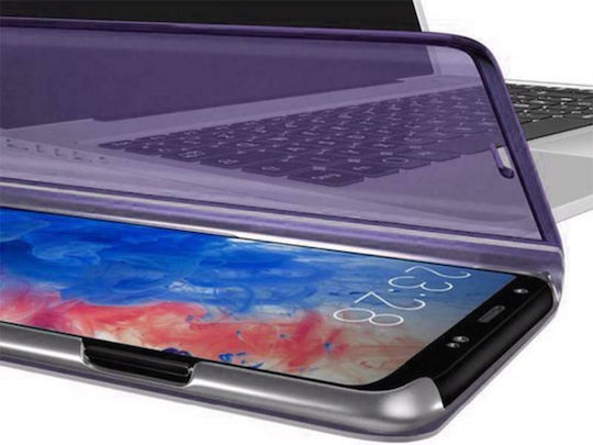 Clear View Книга Пластмаса Лилав (Galaxy A31)