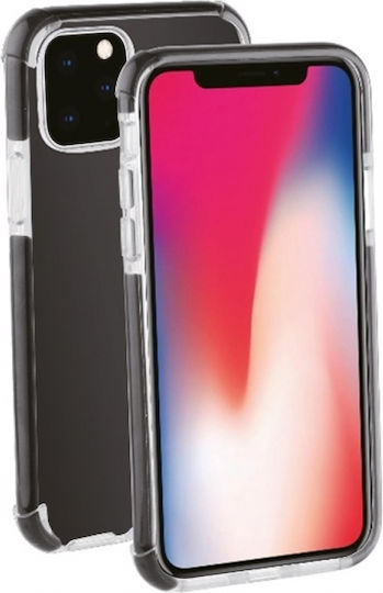 Vivanco Rock Solid Back Cover Silicon Transparent/Negru (iPhone 13 Pro Max)