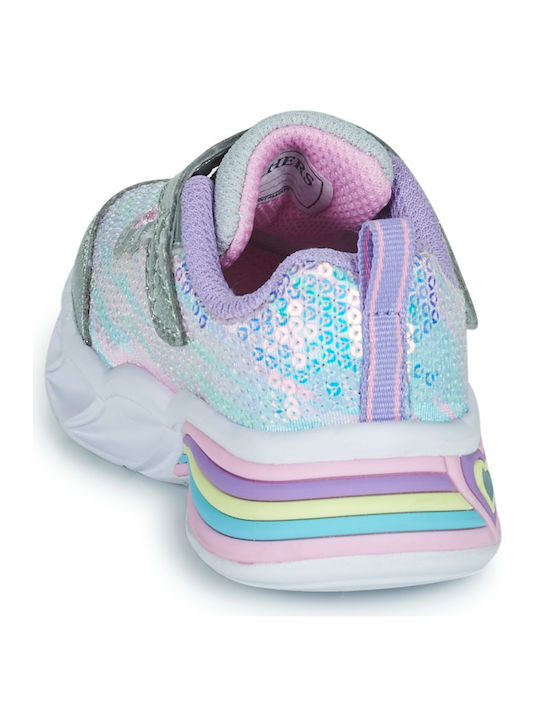 SWEETHEART Παιδικά Sneakers με Σκρατς Ασημί