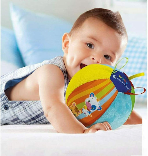 Clementoni Ball Animal Friends made of Fabric with Sounds for 4++ Months