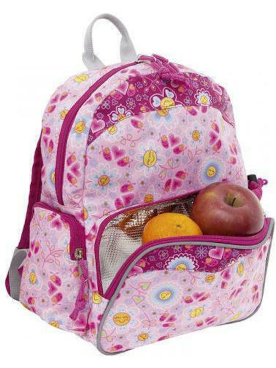 Laken Sirenas Schulranzen Rucksack Kindergarten mit Flaschenhalter Lila 25 x 11 x 33cm