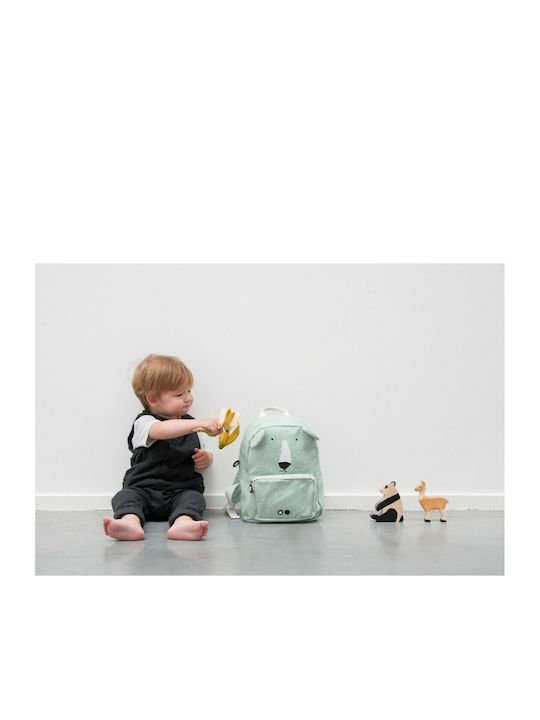 Trixie Mr. Polar Bear School Bag Backpack Kindergarten Light Blue