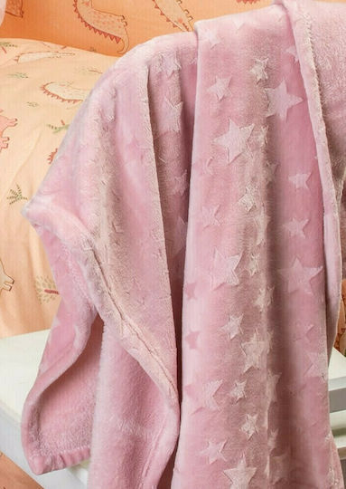 Melinen Fleece Blanket Starito Pink 160x220cm