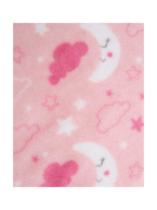 Pennie Kids Velvet Blanket Μισοφέγγαρο 152x245cm Pink