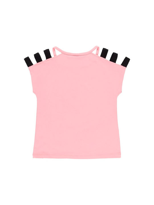 Boboli Kids' Blouse Short Sleeve Pink