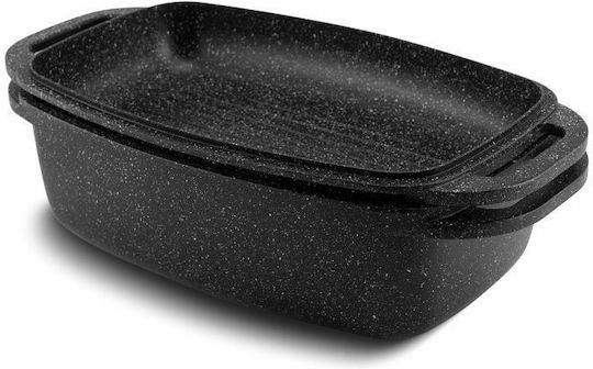 Edenberg Oală Dreptunghiulară din Aluminiu Turnat 32x21cm 1buc