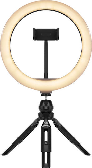 Kolink Streamplify Ring Light 26cm 3000 - 6000K με Επιτραπέζιο Τρίποδο και Βάση για Κινητό