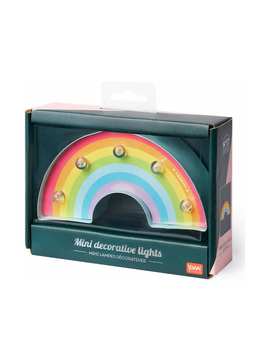 Legami Milano Led Kids Decorative Lamp Ουράνιο Τόξο Multicolour 13x3.2x6.5cm