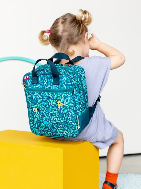 Lilliputiens Jungle School Bag Backpack Kindergarten Green