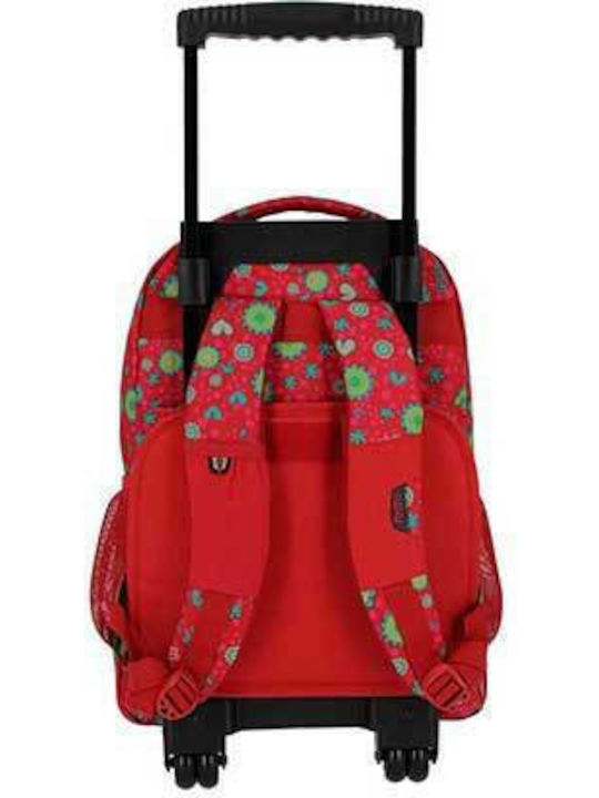 Totto Morral Renglon School Bag Trolley Elementary, Elementary Red