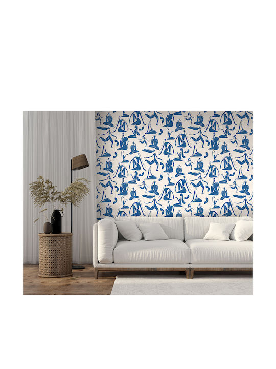 Wallpaper Arty Blue L1005xW53cm