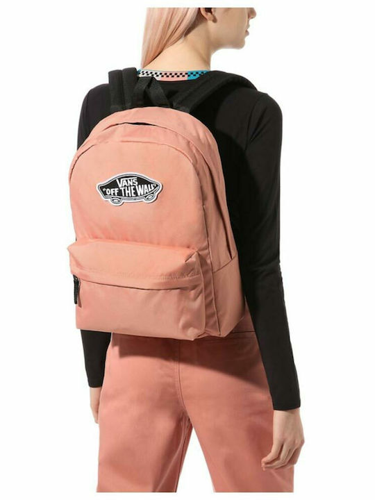 Vans Realm Backpack Ghiozdan Școlar de Spate Școala Gimnazială-Liceu Roz 22 Litri
