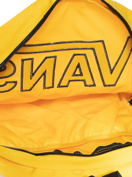 Vans Old Skool III School Backpack Junior High-High School Yellow with Water Bottle Holder 22L