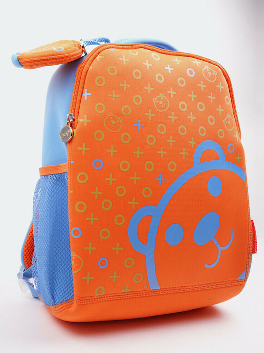 Oops All I Need XL Bear Ученическа Раница За Детска Градина Оранжева 30 x 17 x 38см