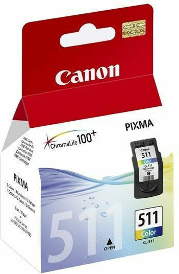 Canon CL-511 Γνήσιο Μελάνι Εκτυπωτή InkJet Πολλαπλό (Color) (2972B001)