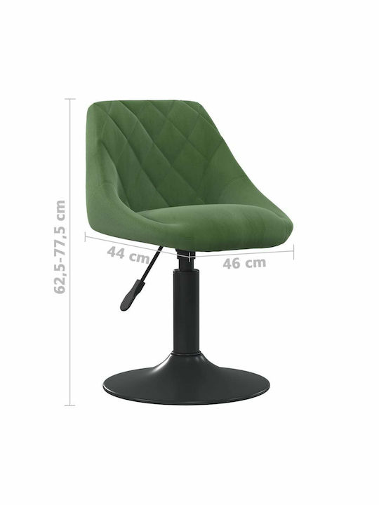 Rotating Chair Visitor Dark green 46x44x62cm 2pcs