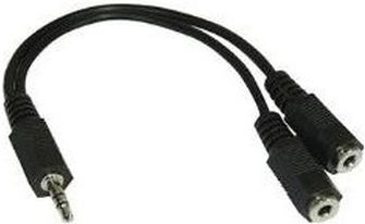 Goobay Μετατροπέας 3.5mm male σε 3.5mm 2x female 1τμχ 50464